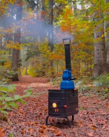 Resim Genco GK01 Fırınlı Kamp Sobası Taşınabilir Çadır Sobası 