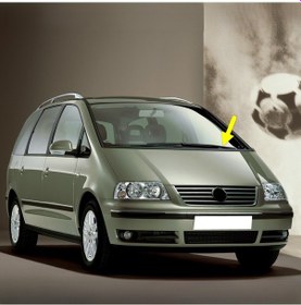 Resim Vw Sharan 2001-10 Ön Cam Sol Sürücü Taraf Silecek Kolu 7m3955409b 