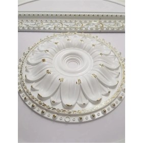 Resim Bazaar Avm 40X40 cm Oval Dekoratif Avize Göbeği 