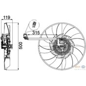 Resim BEHR Cff 469 000p Pgg500380 Land Rover Tüm Araçlar Fan Motoru 4.2 Sport 