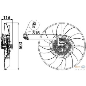 Resim BEHR Cff 469 000p Pgg500380 Land Rover Tüm Araçlar Fan Motoru 4.2 Sport 