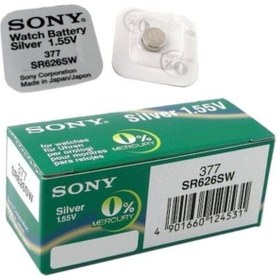Resim Silver 1,55v 377 Sr626sw Saat Ve Cihaz Pili 10 Adet 