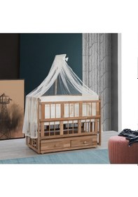 Resim Onurdesign Bukka Doğal Ahşap Beşik Çoklu 