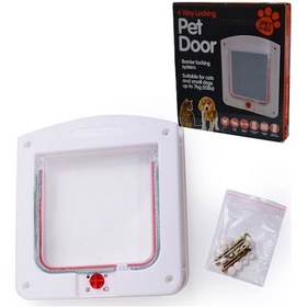Resim Pet Door 4 Yollu Kedi Kapısı (22x20x3cm) 