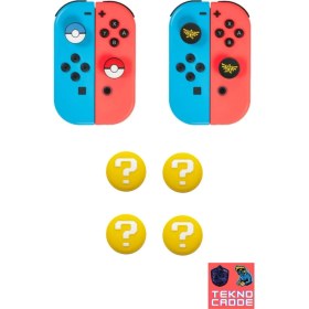 Resim Beboncool Nintendo Switch/switch Oled/switch Lite Analog Koruyucu Silikon Pad 
