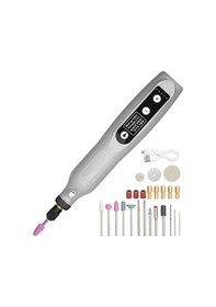 Resim Neevoyu Kablosuz Mini Fırçatma Aleti - 5 Seviye Hız Ayarlı, 15000rpm, 3.7v 2000mah Pil, Cila & Taşlama, Evcil Hayvan Tırnak Ve Dıy İçin, Gri 