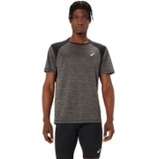 Resim Asics Road Top Erkek Siyah Koşu Tişört 