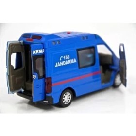 Resim Vardem Sesli Işıklı Çek Bırak Metal Jandarma - 588B-JANDARMA 