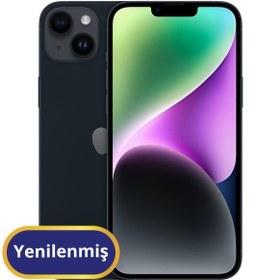 Resim Apple iPhone 14 Yenilenmiş TR Garanti | 256 GB Siyah 