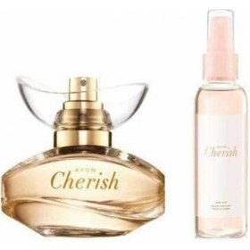 Resim Avon Cherish Kadın Parfüm 50 Ml Edp +vücut Spreyi Seti 