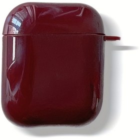 Resim for AirPods 1/2/3/Pro/Pro2 için uygun bordo renkli kılıf 