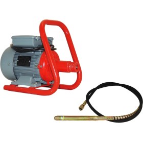 Resim Koç-Mak Elektrik Motorlu Beton Vibratörü 1,5 Hp - 4mt. 45MM Hortumlu 1,1 Kw 