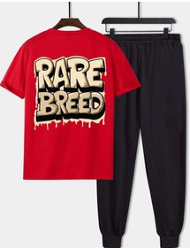 Resim Unisex Rare 2'li Eşofman Takımı Kırmızı Siyah 