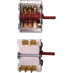 Resim İnox Rezistans Çevirmeli Porselen Anahtar 3+2 Soketli Adet 