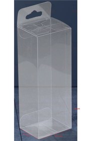 Resim Hedef Matbaa PVC ASETAT KUTU ŞEFFAF KUTU 10 ADET logo baskısı yapılabilir 