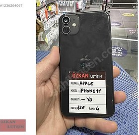 Resim Apple iPhone 11 İkinci El YD | 128 GB | Siyah 