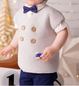Resim Little Designer Erkek Bebek Yelek 