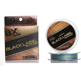 Resim Pandora Black Label 8x 150m Multicolor İp Misina 0.20mm 