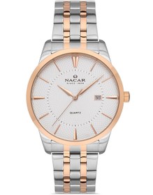 Resim Nacar KLASİK GÜMÜŞ - ROSE ERKEK KOL SAATİ NC35-290009-EWM 