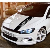 Resim MLH STORE Volkswagen Scirocco Ön Kaput Sticker Etiket Modeli 
