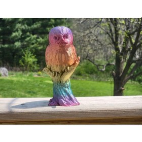 Resim Opencart Baykuş Heykeli 3 Sadece Plastik Aparattır 