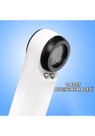 Resim Powermaster Mg6B-1B Ledli El Büyüteç 40X 