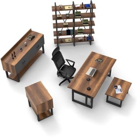 Resim Robin Home Vivaldi Abcde Ofis Büro Masa Takımı Barok 