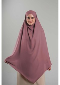 Resim Hürrem Bone Gül Kurusu Pratik Hazır Geçmeli Tesettür Eşarp Krep Bağcıklı Sufle Hijab 2313 18 Gül Kurusu 