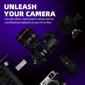 Resim Coverzone 4k Usb 3.0 Video Capture Görüntü Yakalama Adaptörü Usb 4K 1080P Akış Öğretim Video Konferans veya Canlı Yayın için Oyun Yakalama Kartı (HDMI aktarma için Kullanılmaz) 