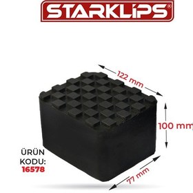 Resim Lift Kare Takoz 122x100x77mm - 