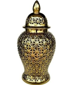 Resim Delikli Desen Gold Büyük Küp 40x40x86 Cm 