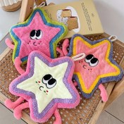 Resim 1 adet Şirin Yıldız Banyo Havlusundan, Modern Stil, Polyester, Karikatür Desen, Elle Yıkama Sadece, Mutfak ve Banyo için Havlu, 50g/m² 
