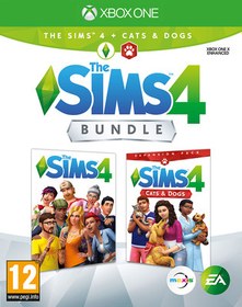 Resim EA The Sims 4 Ana Paket Ve Cats & Dogs Bundle XBOX One Oyun 