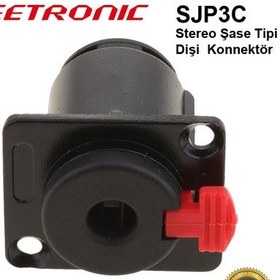 Resim Seetronic Sjp3C Stereo Şase Tipi Dişi Konnektör 10 Lu 