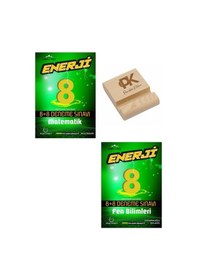 Resim Palme Lgs 8. Sınıf Enerji Matematik Ve Fen Bilimleri 8+8 Deneme Sınavı + Telefon Standı 