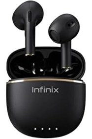 Resim Mu Art Ahşap İnfinix Xe23 Tws Kulak İçi Bluetooth Kulaklık Siyah 