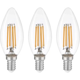 Resim Heka 3'lü Rustik LED Ampul 8W 3000K E14 (Gün Işığı) 