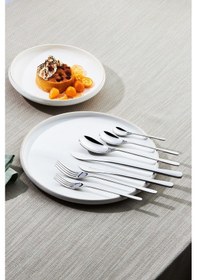 Resim Karaca Premium İnflux Platin 12 Kişilik 84 Parça Çatal Kaşık Bıçak Takımı 