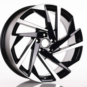 Resim EMR-DY1048-01 8.0x18"-5x105 ET40 56.6 Black Diamond Jant (4 Adet) 