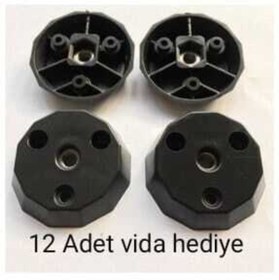 Resim Movia Home Açılı Zigon Sehpa Orta Sehpa Ayak Bağlantı Aparatı Puf Abaratı Bench & Tabure (4adet) 