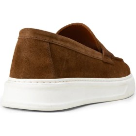 Resim Deery Erkek Hakiki Süet Taba Renk Loafer Ayakkabı - 02043MTBAP03 