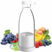 Resim Taşınabilir Kablosuz Şarjlı Kişisel Smoothie El Blender Mini Meyve Sıkacağı 