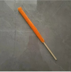 Resim Elmpaly Sarı Uzun Saplı Araç Detay Fırçası Ergonomik Tutamak Dayanıklı Kıllar Klima Perde Temizliği 