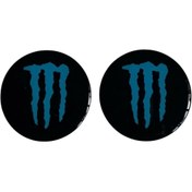 Resim Fatih Monster Damla Sticker 3d 5x5 Cm 2 Adet 