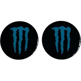 Resim Fatih Monster Damla Sticker 3d 5x5 Cm 2 Adet 