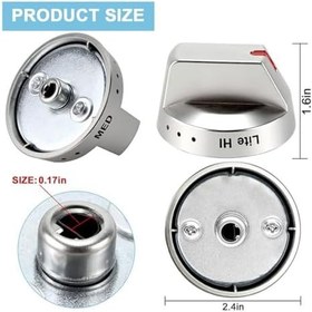 Resim 10 adet/takım DG64-00473A Ga-s Soba Topuzları Ga-s Soba Topuzu Topuzu Dayanıklı Güvenli Ve Güvenilir, 1 adet 