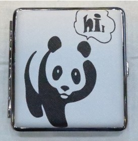Resim Sigara Tabakası(Kısa Sigara İçin)Panda-9.50cm/9.50cm boyutlarında 