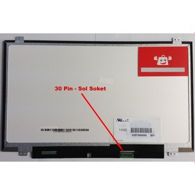 Resim 14" 30 Pin Sağ Soket Slim Led Ekran (1366x768) 