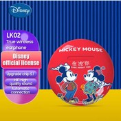 Resim Teltree Disney Lk02 Bt5.1 Spor Kulaklıkları - Mickey Tasarım, Hıfı Ses, In-ear Ergonomik, Type-c Şarj Kutusu Kırmızı 