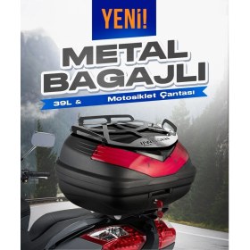 Resim Wogen WG39 Sırt Dayamalı Premium Metal Bagajlı Çanta (Siyah) 